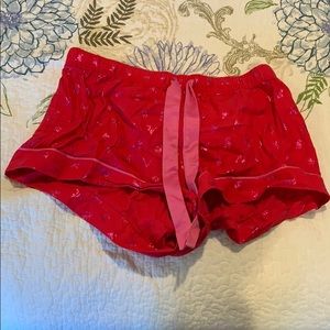 Victoria’s Secret red shorts